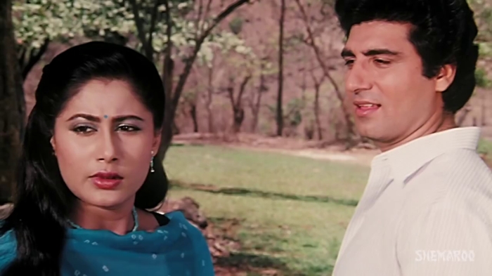 Smita Patil and Raj Babbar in 'Angaaray'